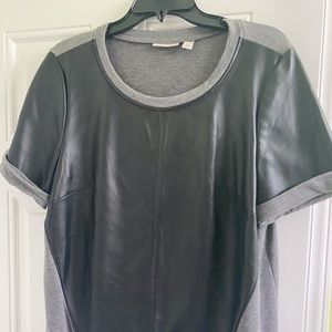 Halogen Leather top